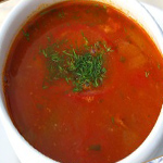 Томатный суп с картофелем