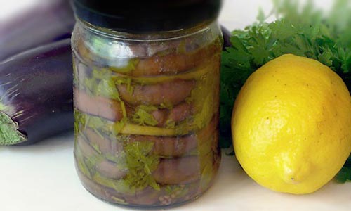 Баклажаны с лимонами, как заготовить на зиму, рецепт