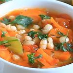 Овощной суп с фасолью, рецепт в пост