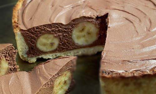 Шоколадный торт с бананами как приготовить, рецепт