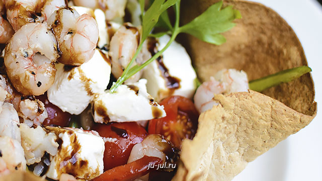Греческий салат с креветками, пошаговый рецепт с фото от автора Марина МАРмеладИНКА